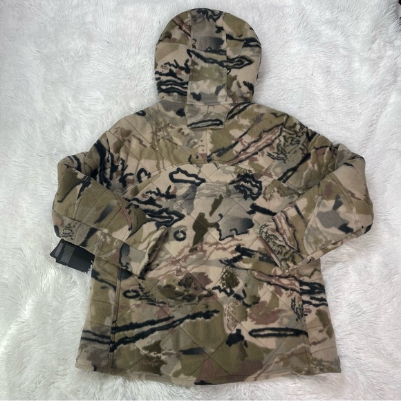 New Under Armour Women's Rut Windproof Jacket UA Barren Camo 1365594-999 - Picture 7 of 13